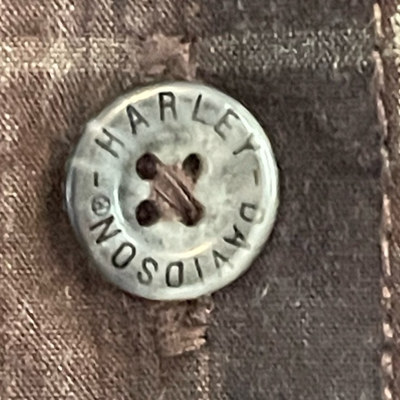 Harley-Davidson Men’s Long Sleeve Button Down Long Sleeve Shirt. Size Medium - Picture 7 of 9